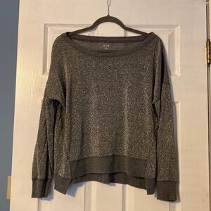 A.N.A womens long sleeve top; size medium